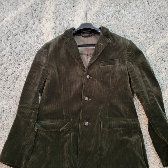 Ralph Lauren Jacket size M Brown Velvet - Picture 3 of 9